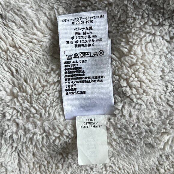 Eddie Bauer sherpa hoodie zip sweatshirt, womens small - Picture 12 of 15